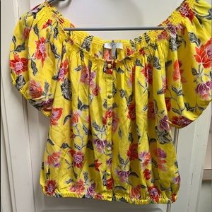 Yellow Joie Top with Matching Skirt
